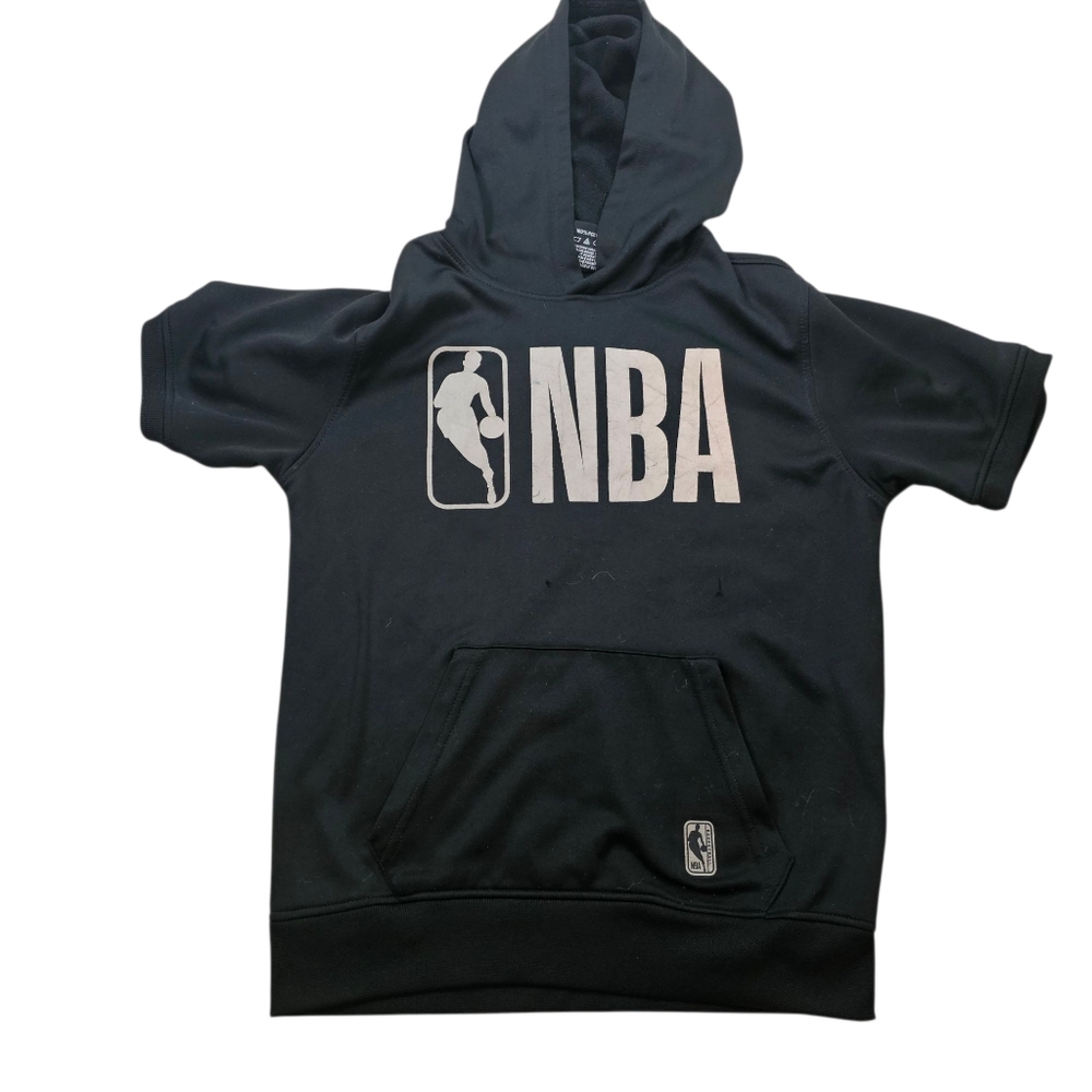 NBA Boys Fleece Short Sleeve Hoodie In Large